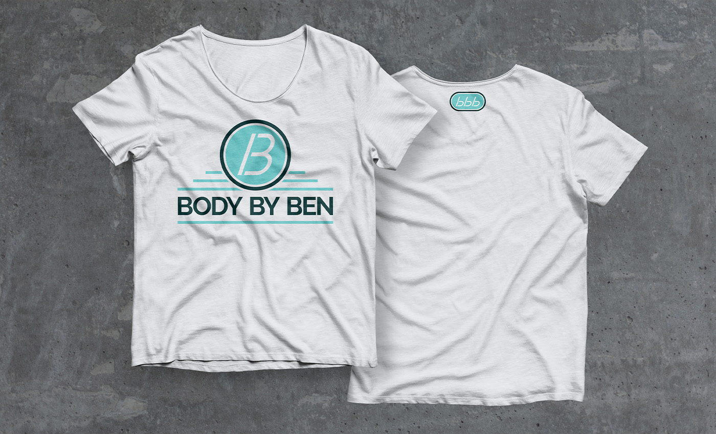 body by ben logo and sublogo shirts