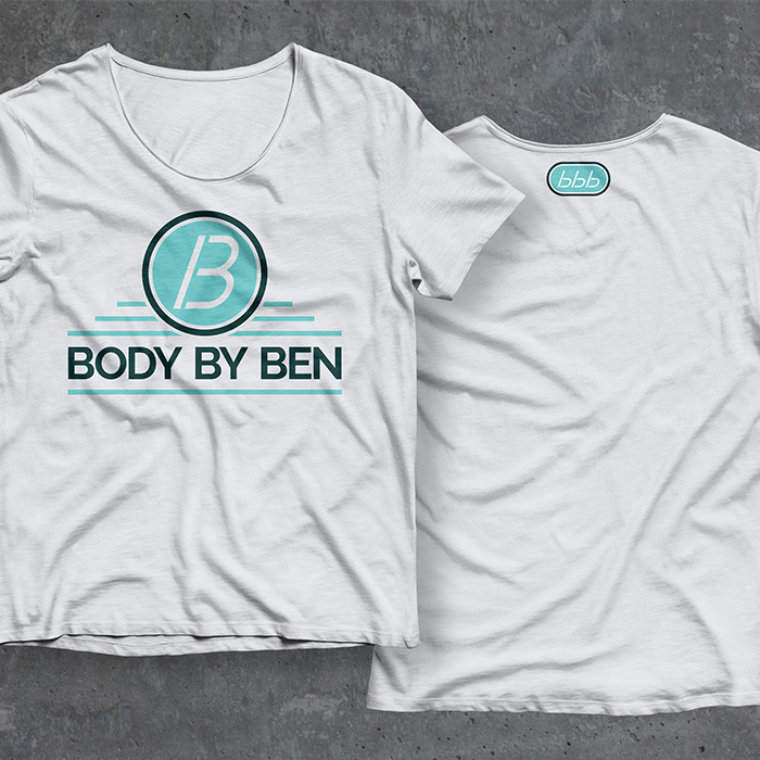 body by ben logo and sublogo shirts