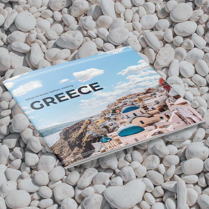 greece travel brochure
